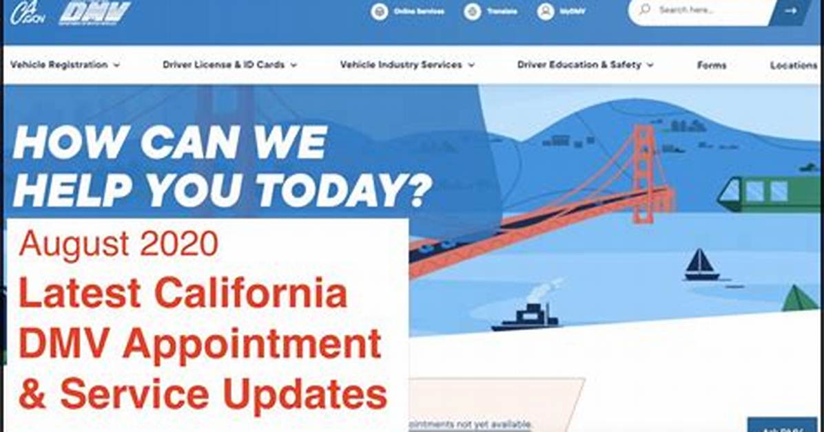 Dmv Appointment Ca