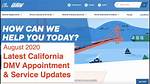 Dmv Appointment Ca
