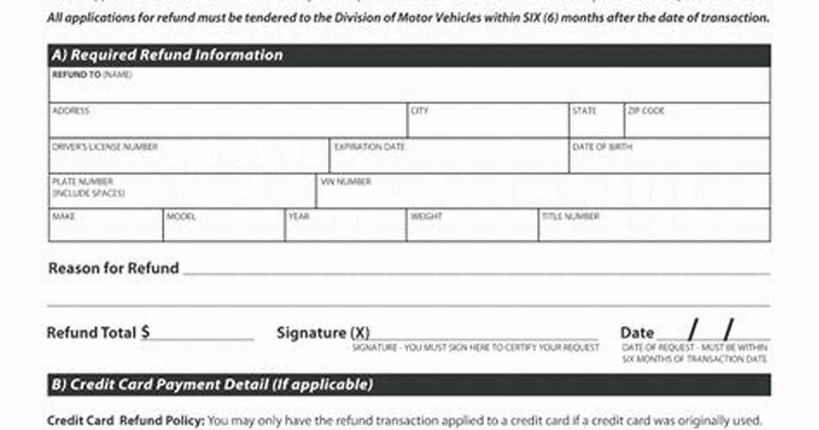 Dmv Refund Check