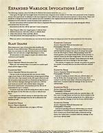 Dnd 5E: Best Warlock Invocations in 5E