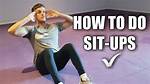 Do a Proper Sit up?
