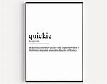 Do a Quickie Meaning?