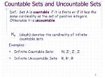 Do All Uncountable Sets Have the Same Cardinality?