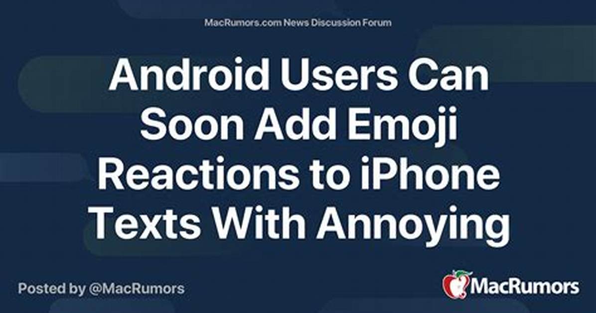 Do Android Users Get Reactions?