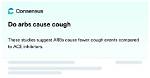 Do Arbs Cause Cough?