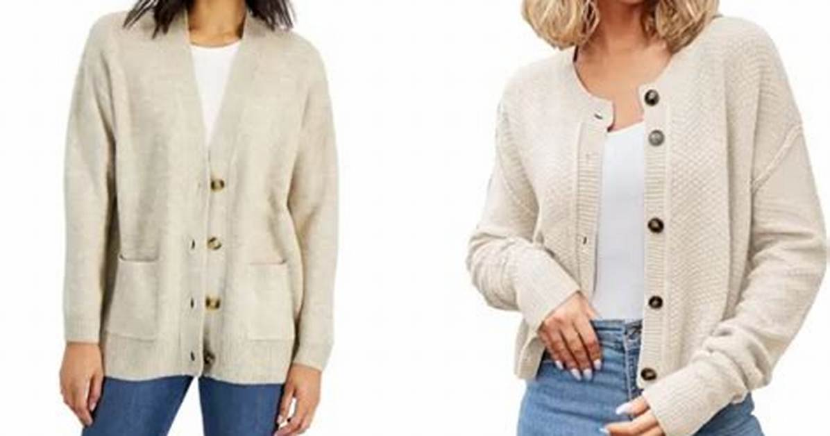 Do Cardigans Have Buttons?