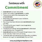 Do Commitment in a Sentence?