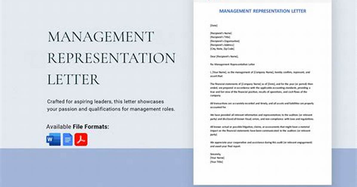 Do Compilations Require Management Representation Letter?