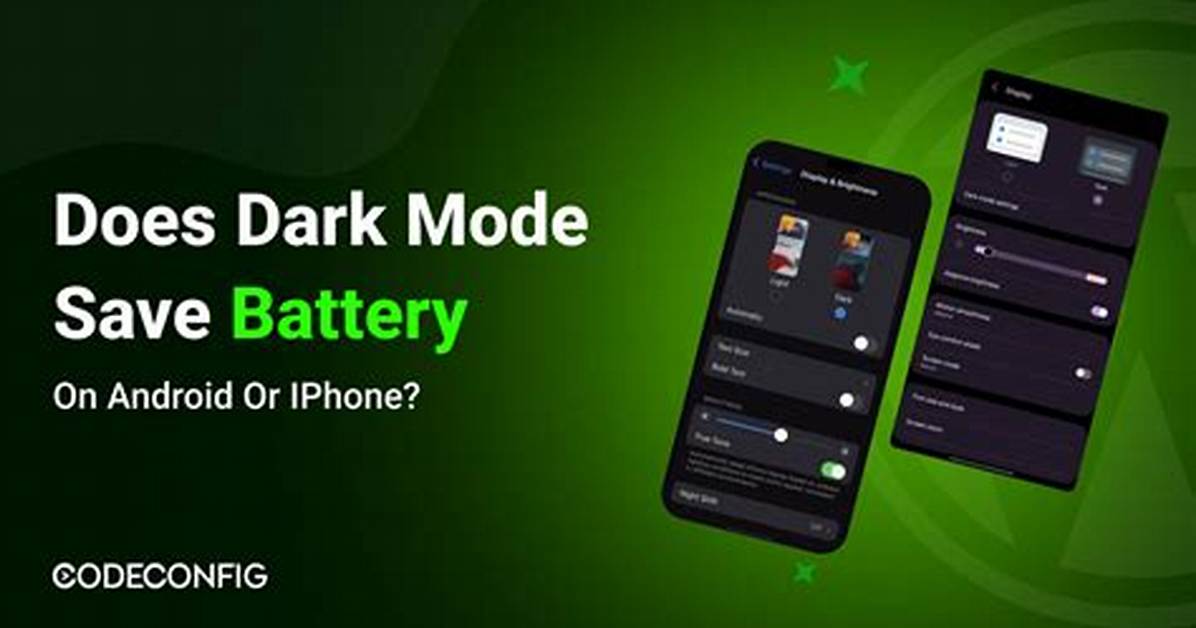 Do Dark Theme Save Battery?