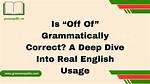 Do Do Grammatically Correct?