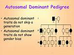 Do Dominant Traits Skip Generations?