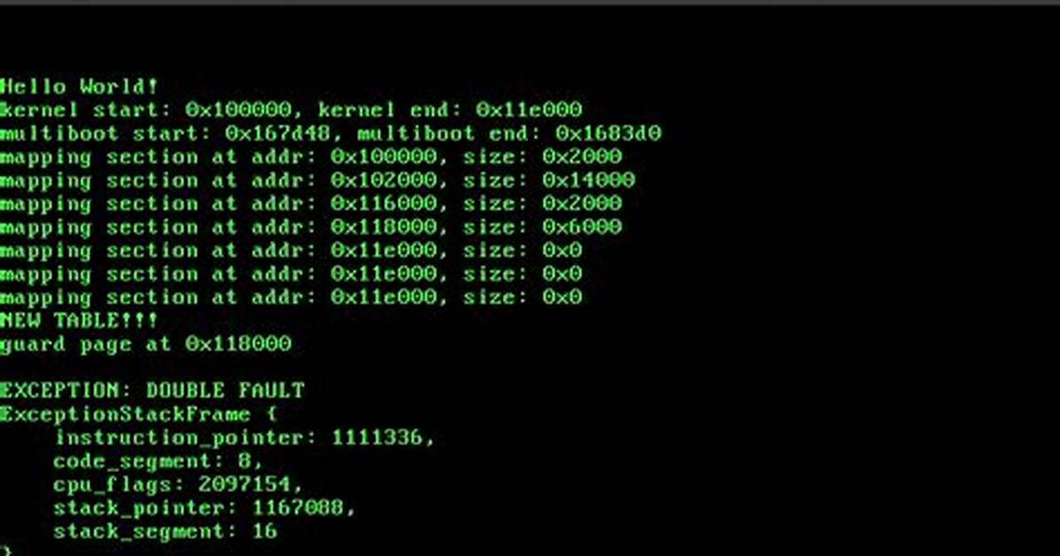 Do Double_Fault in Linux?