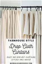 Do Drop Cloth Curtains Mildew