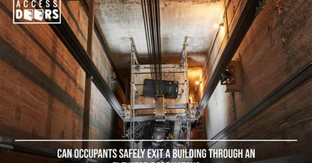 Do Elevators Have Escape Hatches?