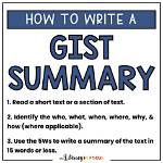 Do Get the Gist?