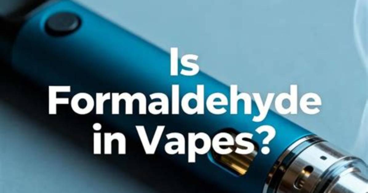 Do Hyde Vapes Have Formaldehyde?