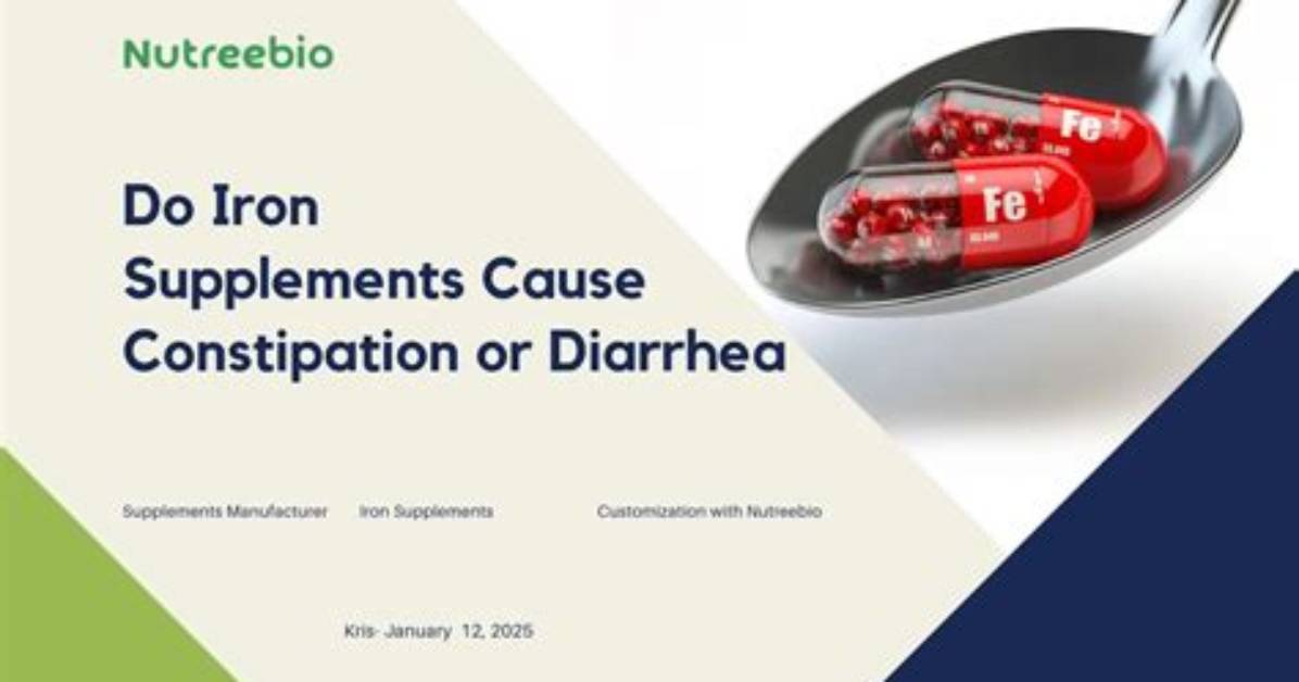 Do Iron Supplements Cause Constipation