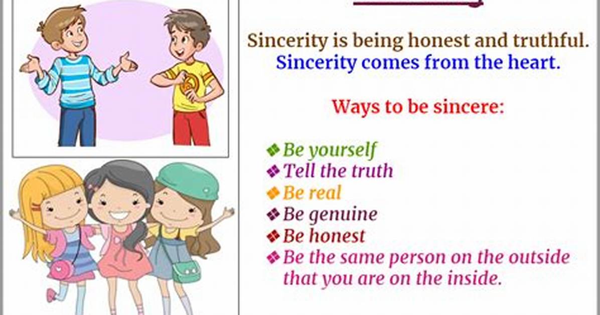 Do It with Sincerity?