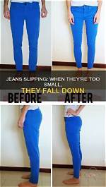 Do Jeans Fall Down When Too Small?