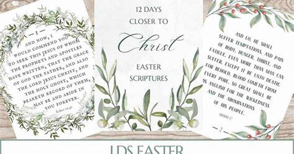 Do Lds Celebrate Easter?