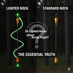 Do Lighted Nocks Affect Arrow Flight?