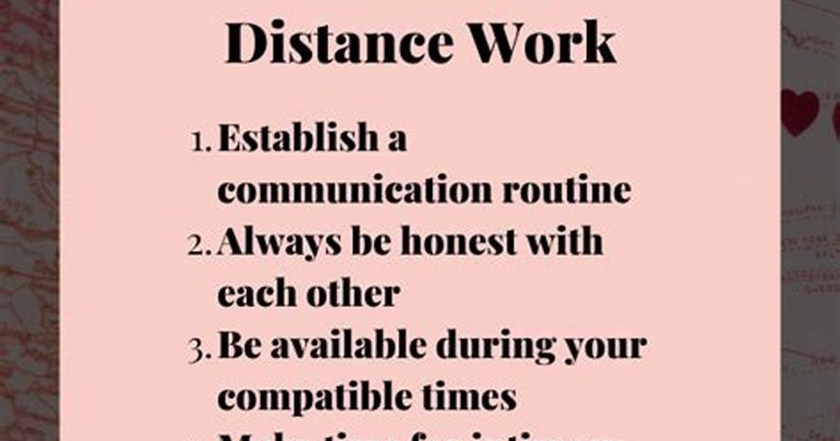 Do Long Distance Work?