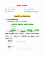 Do Loop Fortran Iterations?