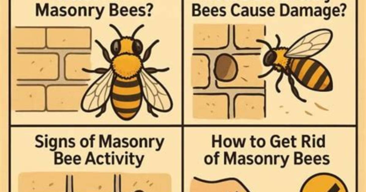 Do Masonry Bees Cause Damage?