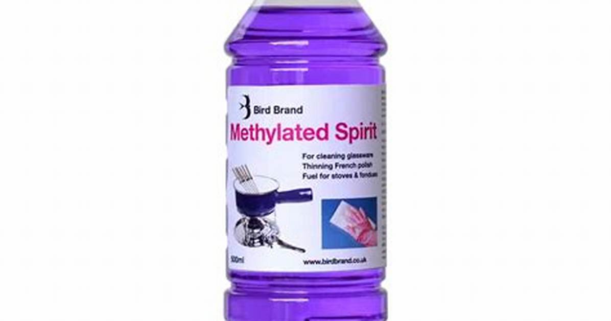 Do Methylated Spirits Dissolve?