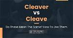 Do Not Cleave Meaning?