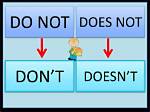 Do Not Does Not?