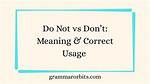 Do Not Envisaged Meaning?