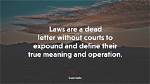 Do Not Expound Meaning?