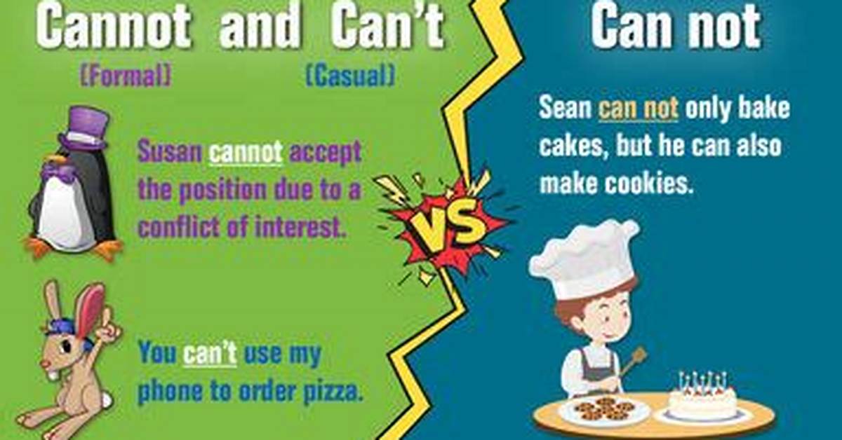Do Not vs Cannot?