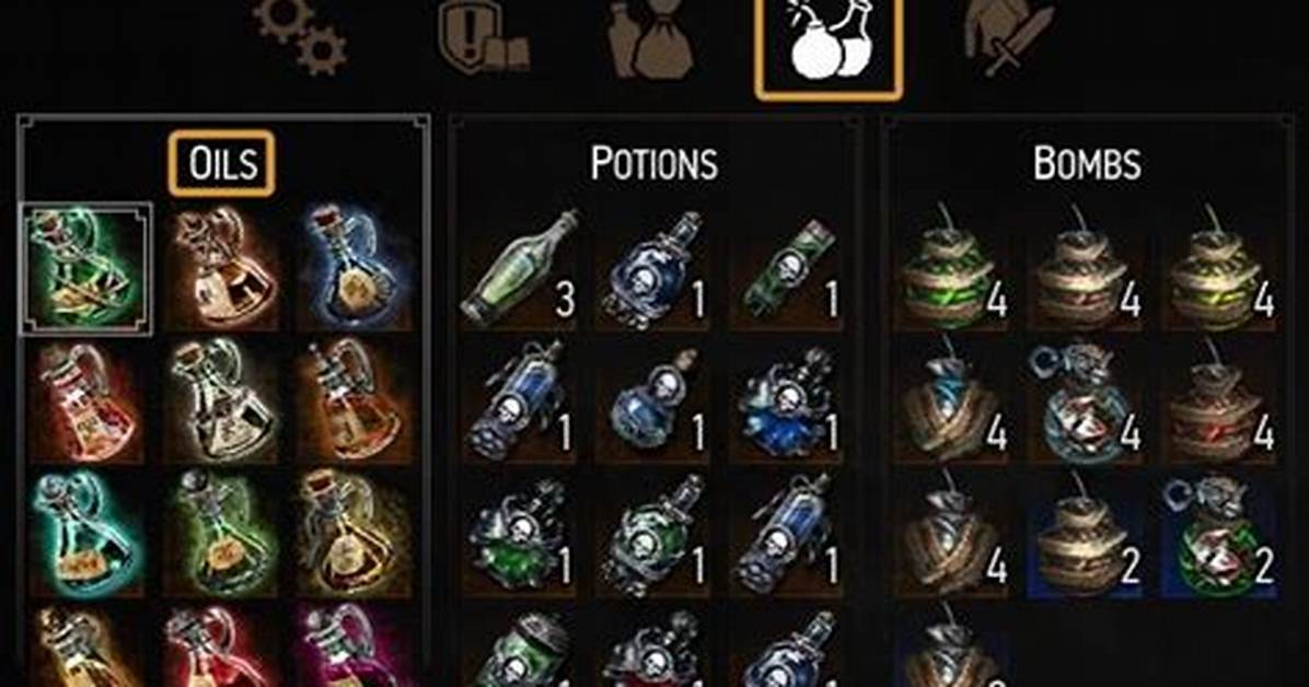 Do Oils Replenish Witcher 3?
