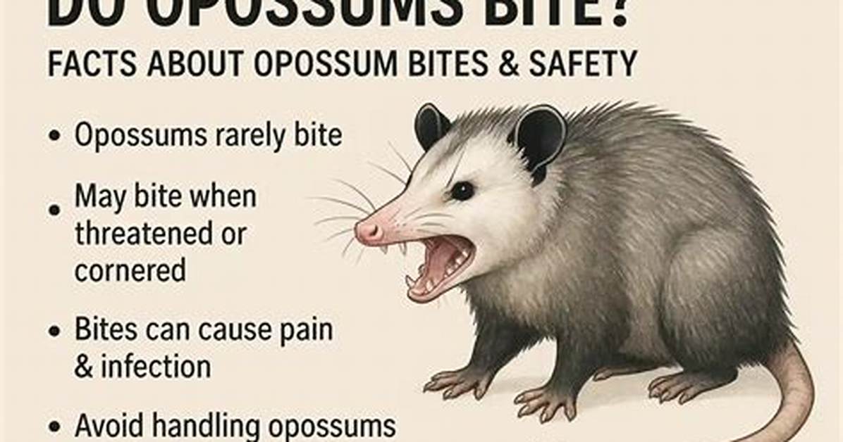 Do Opossums Bite