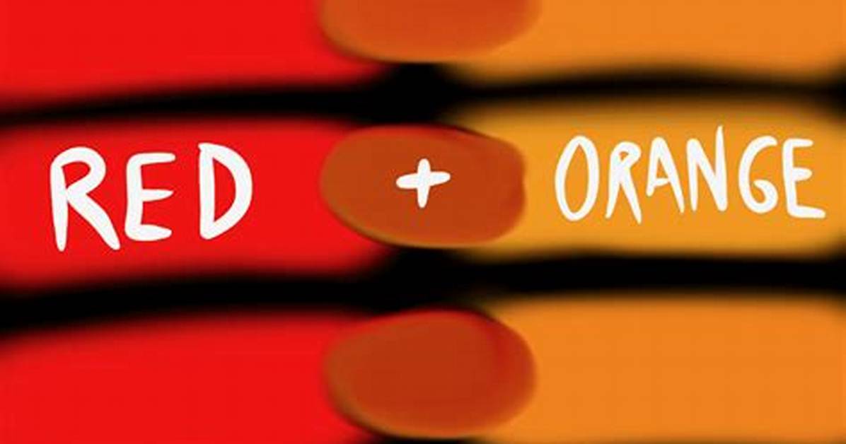 Do Orange Have Red?