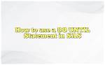 Do over Statement in Sas?