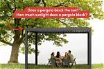 Do Pergolas Block Sun?