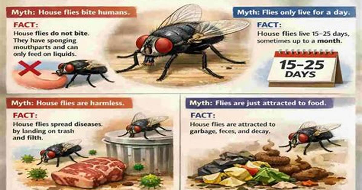 Do Regular House Flies Bite