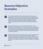 Do Resumes Need Objectives?