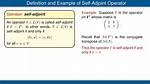 Do Self Adjoint Operators Commute?