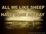 Do Sheep Go Astray?