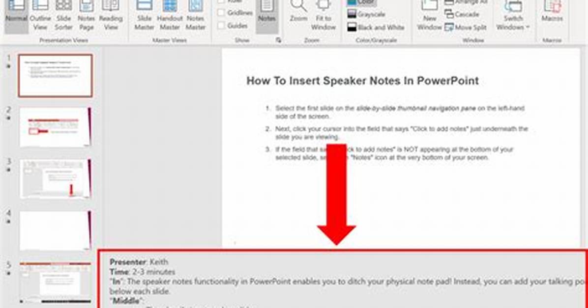 Do Speaker Notes Show When Presenting?