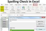 Do Spell Check in Excel?