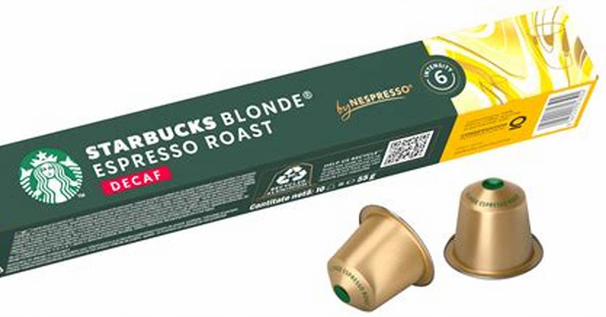 Do Starbucks Do Decaf?
