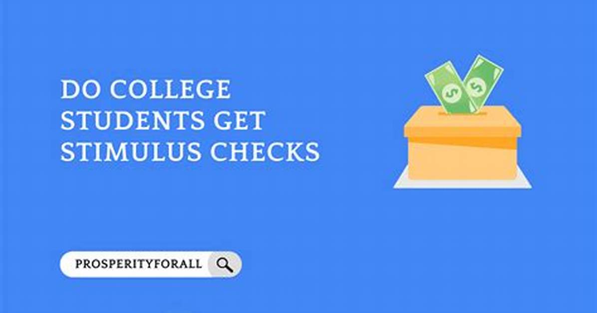 Do Students Get Stimulus Check?
