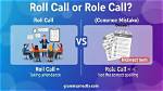 Do the Roll Call?