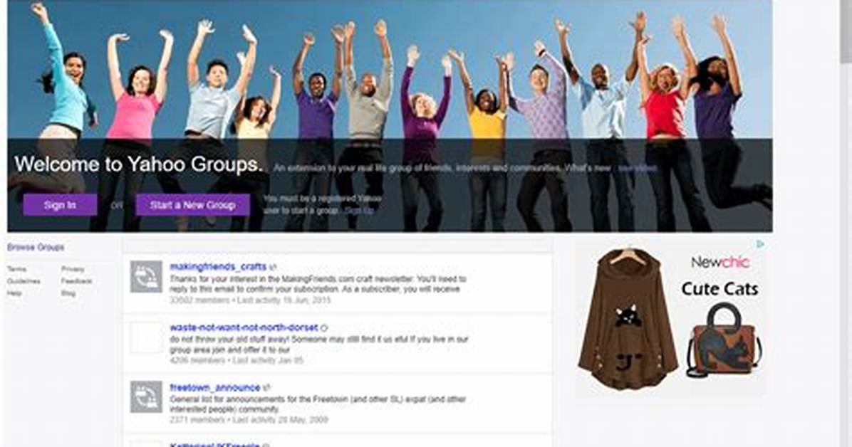 Do Yahoo Groups Still Exist?