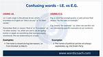 Do You Capitalize E. G?